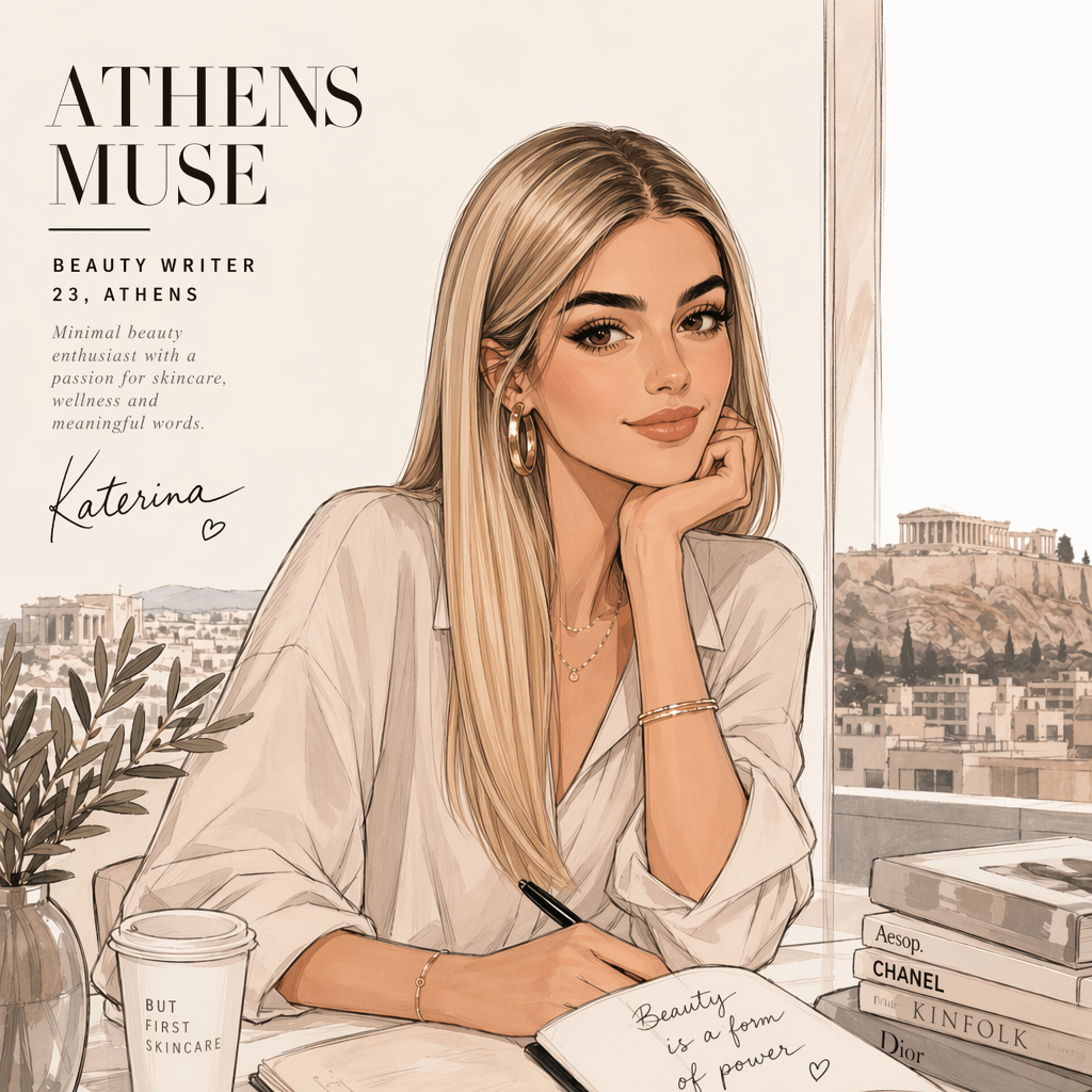 Eirini Papadaki caricature