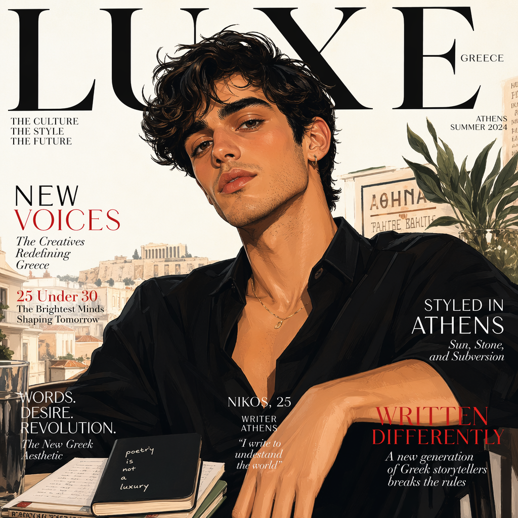 Stefanos Marinos caricature