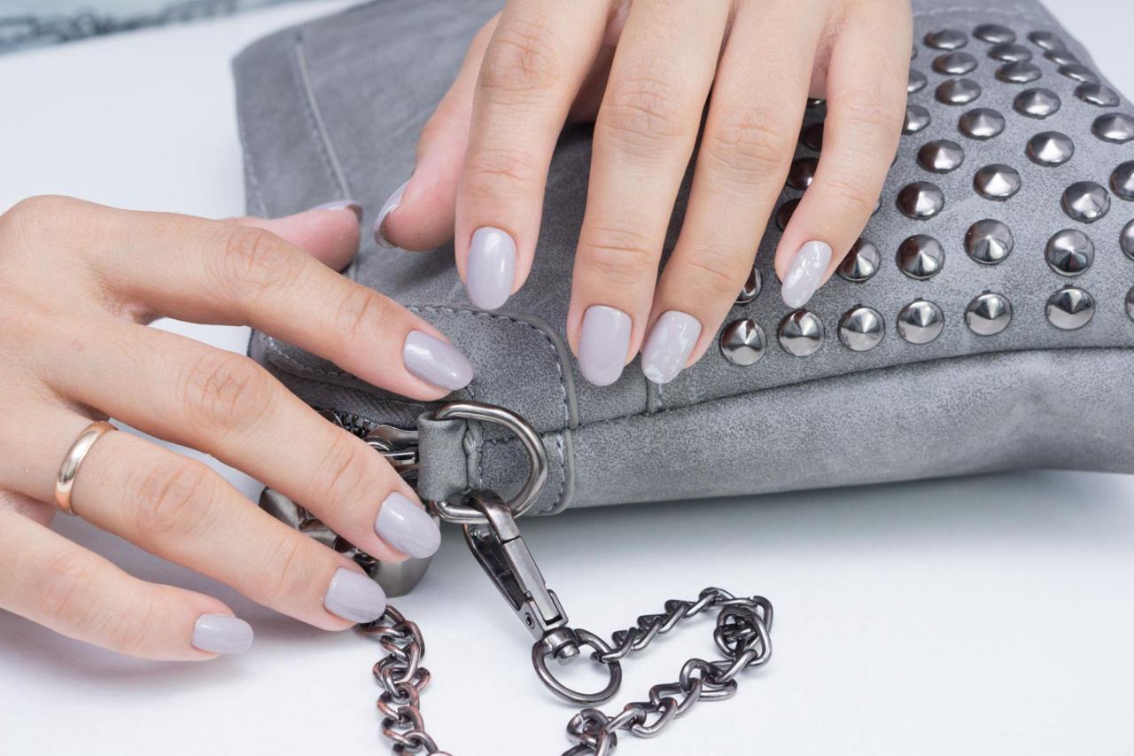 Silver Studded Nails Add Minimal Edge image 3