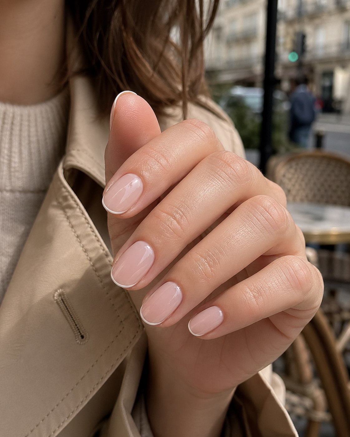 Micro French Nails Replace Heavy Nail Art image 2