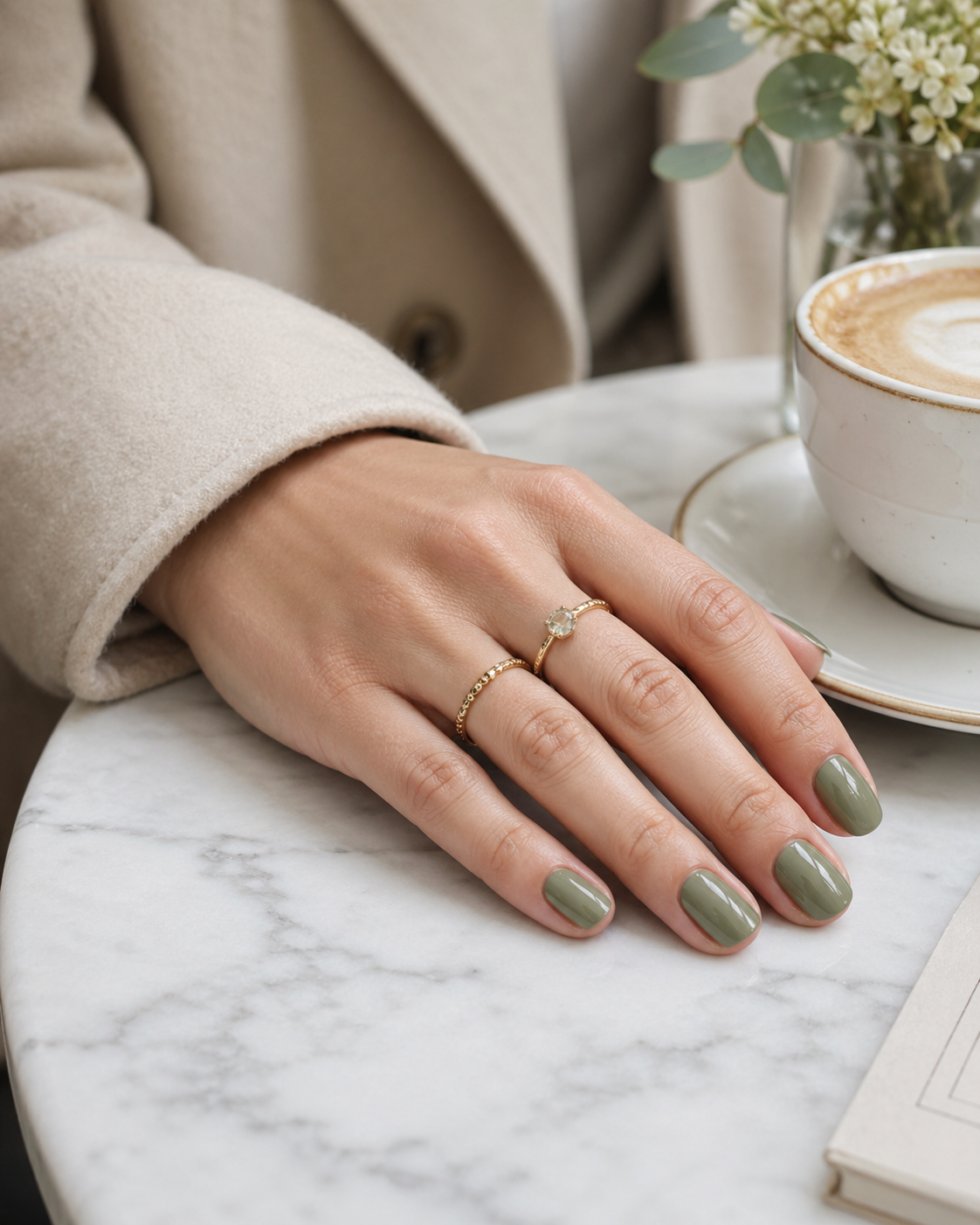 Sage Green Nails Are the Smartest March Color image 2