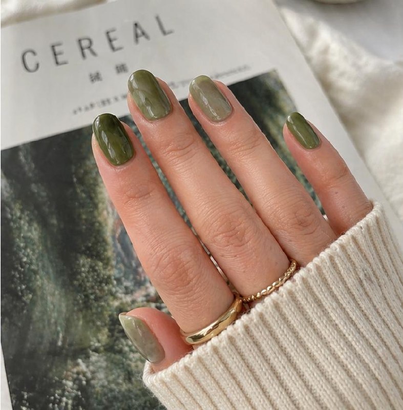 Matcha Nails Became March's Global Green Trend image 2