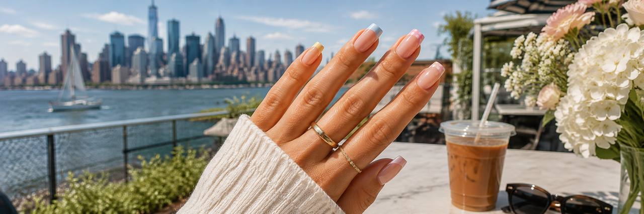 The French Manicure Finds Its Summer Freedom