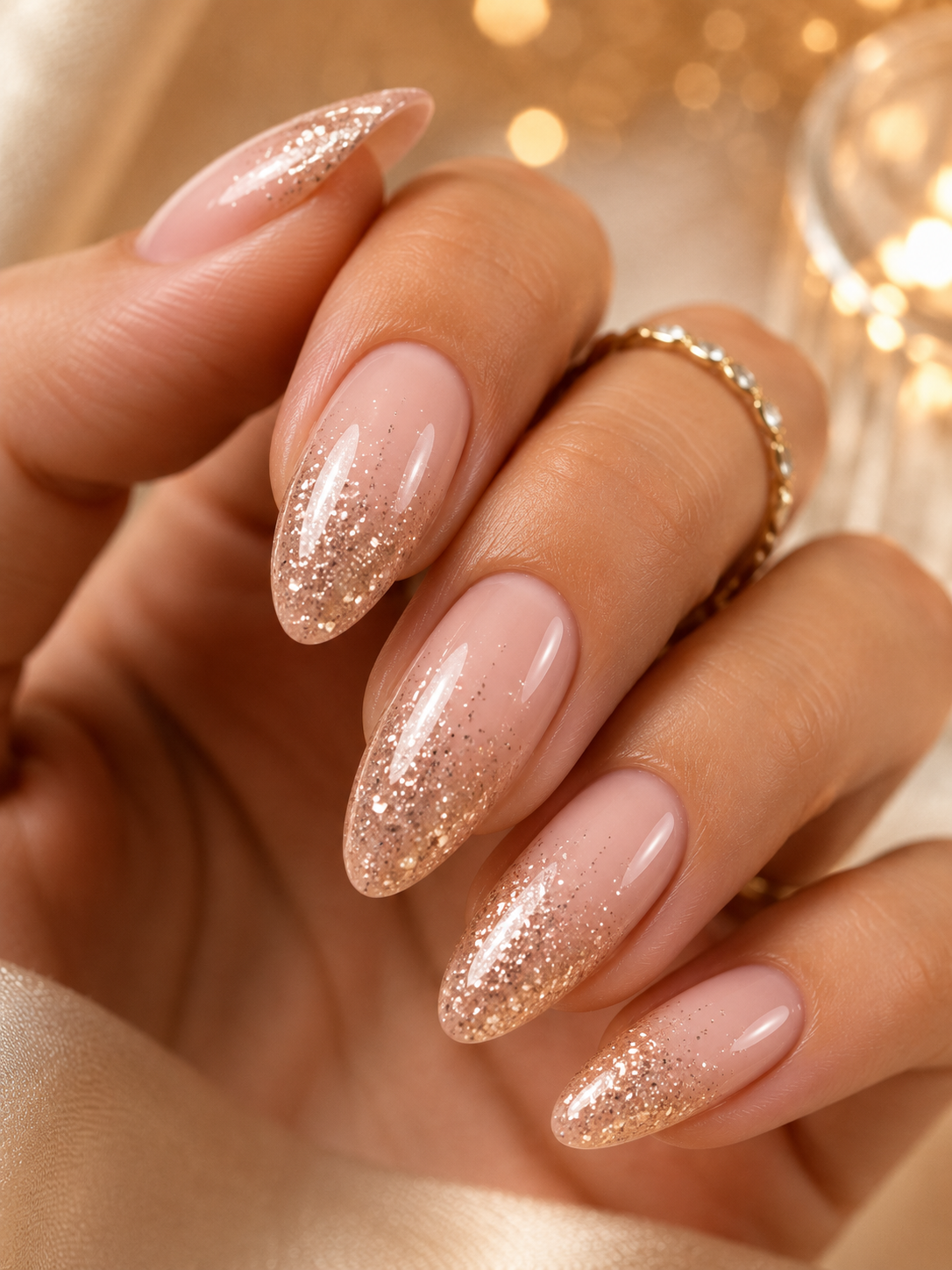 Glitter Fade Nails: Because Every Woman Deserves a Little Sparkle image 1