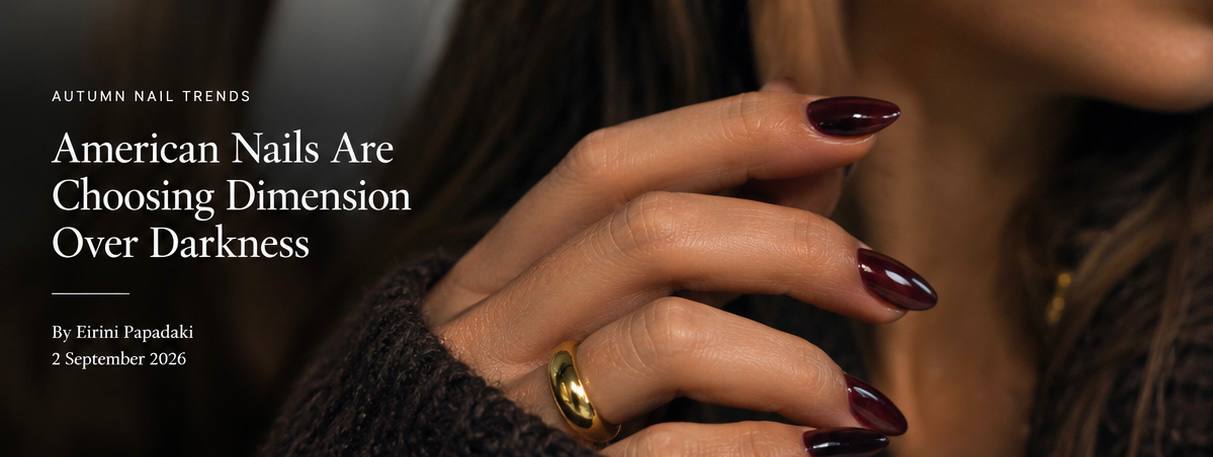 American Nails Are Choosing Dimension Over Darkness