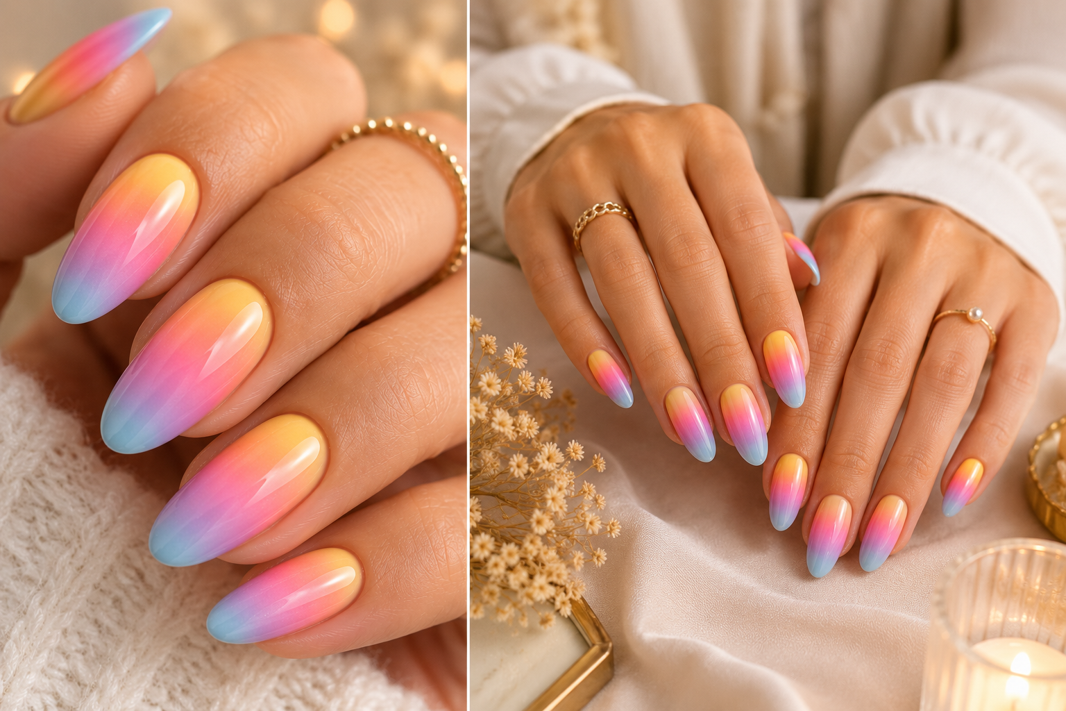 Multi-Color Fade Nails: The Manicure That Couldn't Choose Just One Colour (And Honestly... We Support Her!)